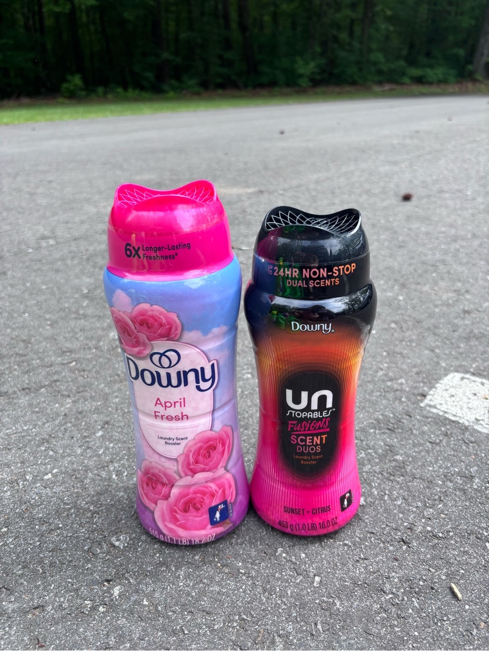 April Fresh & Unstopables Duo Scent Laundry Enhancers - Pink